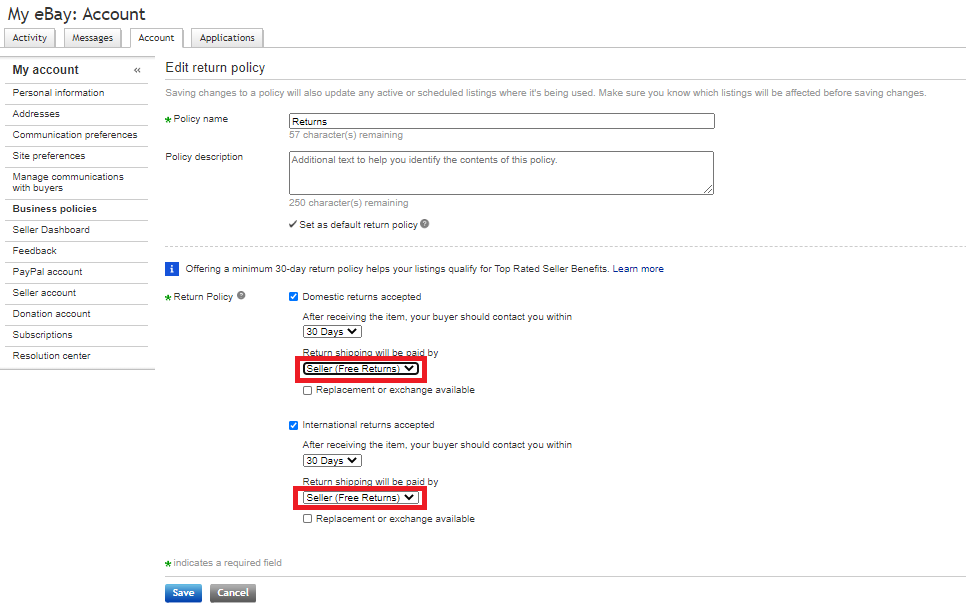 【eBay】Free Return（フリーリターン）を導入すべき理由│Dealers Salon